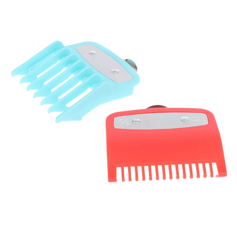 2pcs Cutting Guide Comb Hairdressing Tool 1.5mm 4.5mm Colour Clipper Attachment 
2pcs Cutting Guide Comb Hairdressing Tool 1.5mm 4.5mm Colour Clipper Attachment