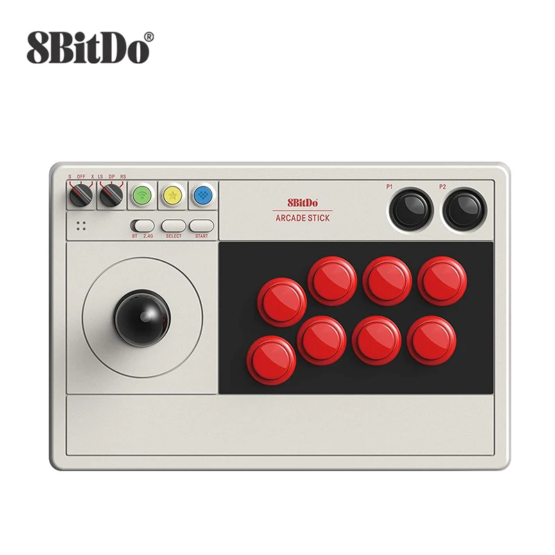 

8Bitdo Arcade Stick for Nintendo Switch Windows Support Wired, Wireless Bluetooth and 2.4G with Receiver