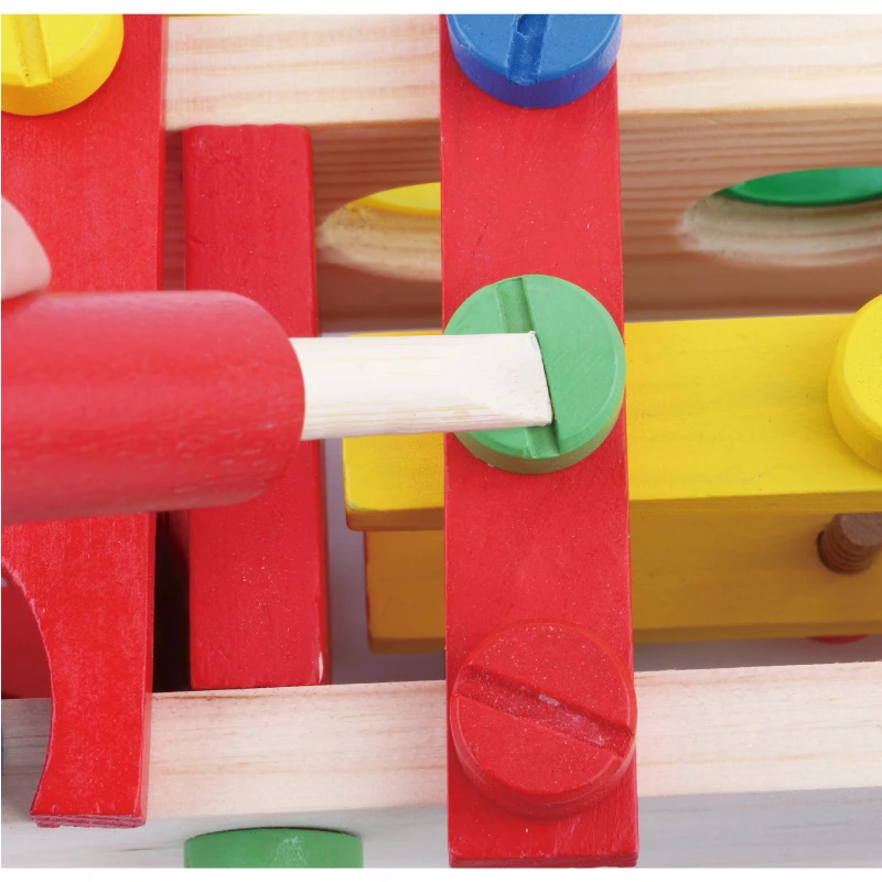 Educational DIY Assemble Screw Disassembly Car Knock Ball Toy For Children Screw Nut Combination Block Toys Wood Montessori Toys 
Educational DIY Assemble Screw Disassembly Car Knock Ball Toy For Children Screw Nut Combination Block Toys Wood Montessori Toys