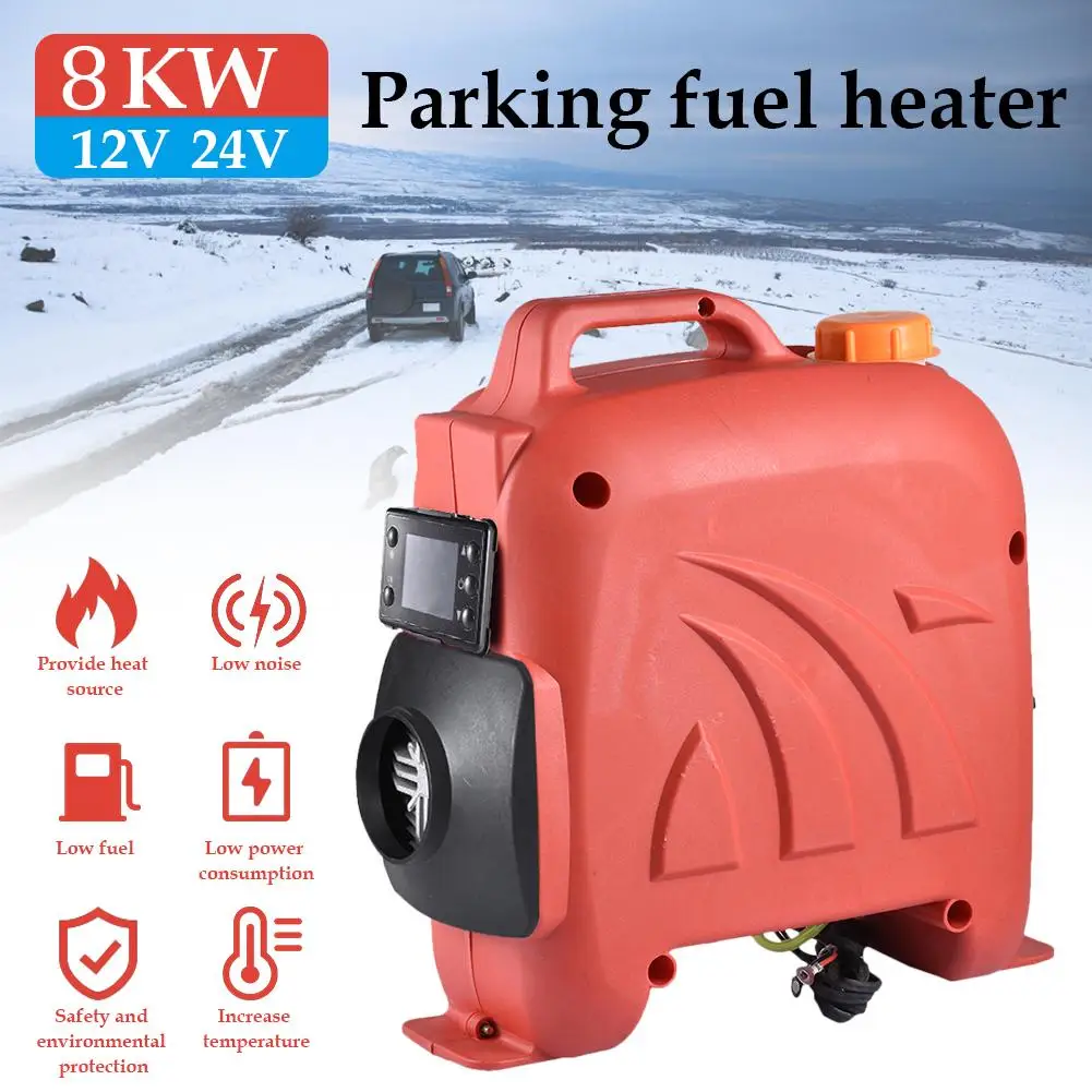 8KW Car Diesels Air Parking Heater 12V/24V Automobile Interior Heater LCD Fuel Air Heater Universal For Trucks Campers Caravan
8KW Car Diesels Air Parking Heater 12V/24V Automobile Interior Heater LCD Fuel Air Heater Universal For Trucks Campers Caravan