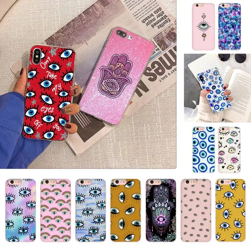 Evil Eye Phone Case for iPhone 11 12 13 mini pro XS MAX 8 7 6 6S Plus X 5S SE 2020 XR case
Evil Eye Phone Case for iPhone 11 12 13 mini pro XS MAX 8 7 6 6S Plus X 5S SE 2020 XR case