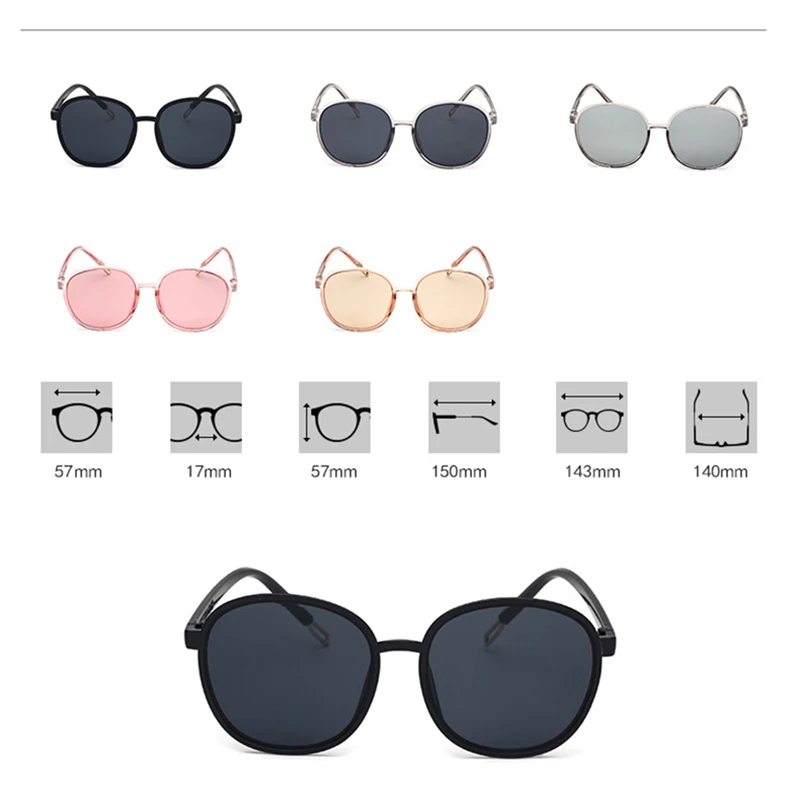 Brand Design Round Women's Sunglasses Anti-UV PC Frame Sun Glasses Metal Hollow Decoration Eyewear UV400
Brand Design Round Women's Sunglasses Anti-UV PC Frame Sun Glasses Metal Hollow Decoration Eyewear UV400