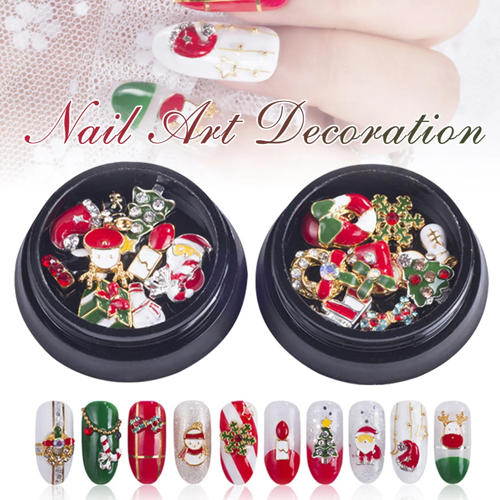 3D Christmas Nail Art Decoration Metal Nail Charms Santa Snowflake Nail Art Supplies for Natural Acrylic Nails for Any skin type
3D Christmas Nail Art Decoration Metal Nail Charms Santa Snowflake Nail Art Supplies for Natural Acrylic Nails for Any skin type