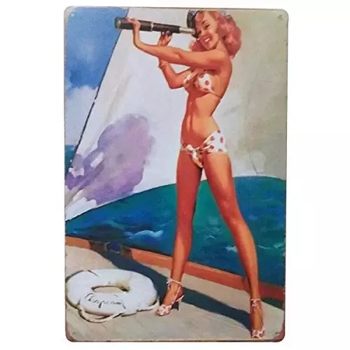 Sexy Lady Metal Sign Vintage Iron Painting Wall Decor Pin Up Girl Metal Tin Sign Beach House Seaside Gulf Bar Iron Poster
Sexy Lady Metal Sign Vintage Iron Painting Wall Decor Pin Up Girl Metal Tin Sign Beach House Seaside Gulf Bar Iron Poster