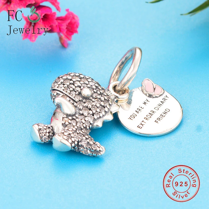 925 Sterling Silver Pave CZ Dinosaur Dangle Charm Fit Original Charms Bracelet Bead Pendant DIY Jewelry Berloque 925
925 Sterling Silver Pave CZ Dinosaur Dangle Charm Fit Original Charms Bracelet Bead Pendant DIY Jewelry Berloque 925