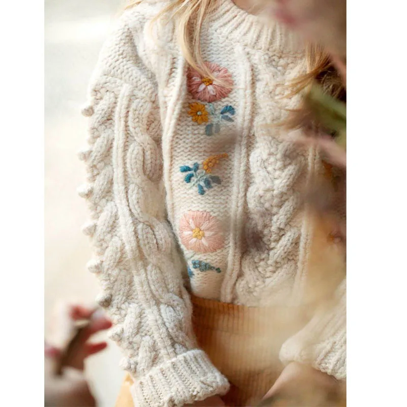 Новое зимнее Брендовое платье-свитер LM для маленьких девочек кардиган малышей