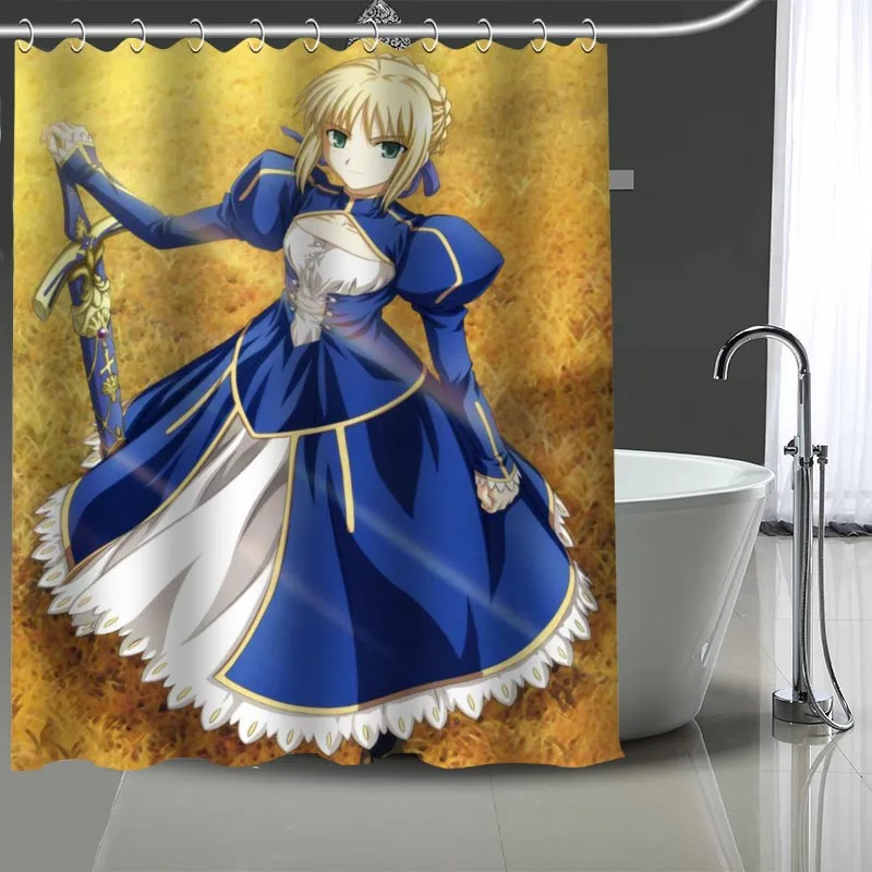 Hot Sale Anime Custom Waterproof Shower Curtains Fate Curtain Bathroom Waterproof Polyester Curtains For Bathroom With Hook
Hot Sale Anime Custom Waterproof Shower Curtains Fate Curtain Bathroom Waterproof Polyester Curtains For Bathroom With Hook