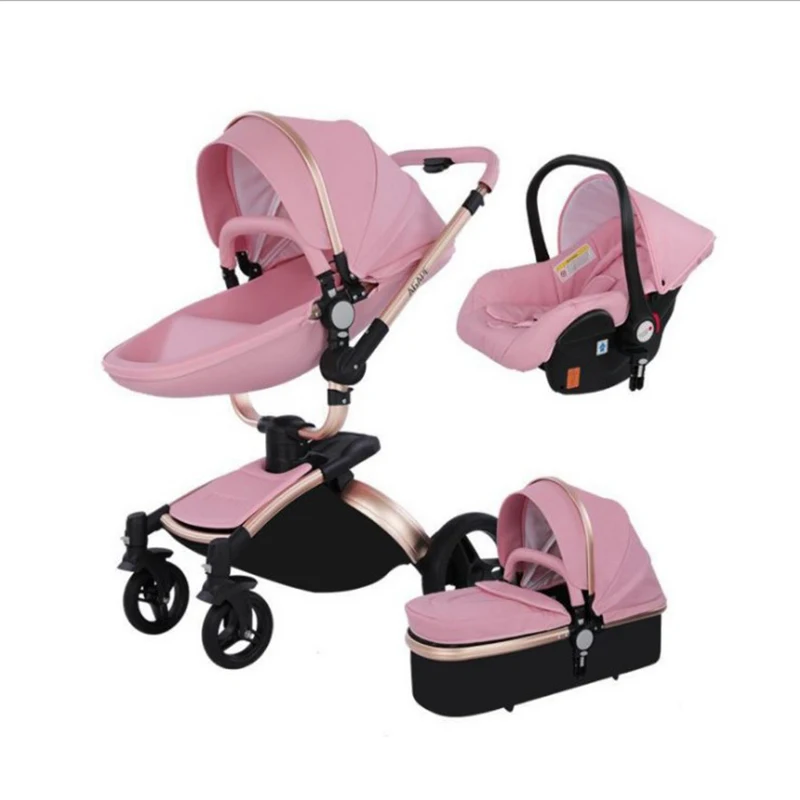 Baby Stroller with Car Seat Pram Buggy PU Leather Baby Stroller 3 In 1 for Newborn Baby Carriage Children's Stroller Walking Car
Baby Stroller with Car Seat Pram Buggy PU Leather Baby Stroller 3 In 1 for Newborn Baby Carriage Children's Stroller Walking Car