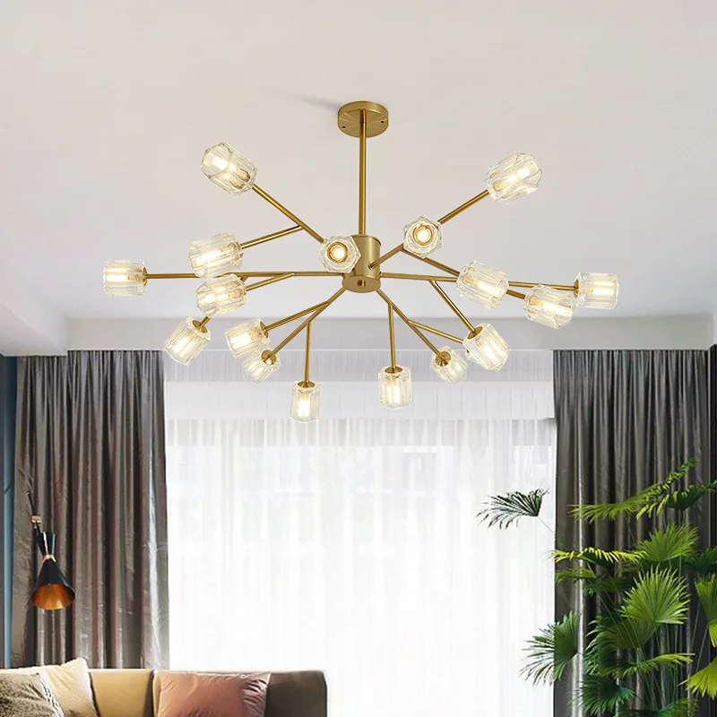 New modern living room lamp Nordic LED chandelier modern minimalist atmosphere restaurant light luxury molecular bedroom lamp
New modern living room lamp Nordic LED chandelier modern minimalist atmosphere restaurant light luxury molecular bedroom lamp