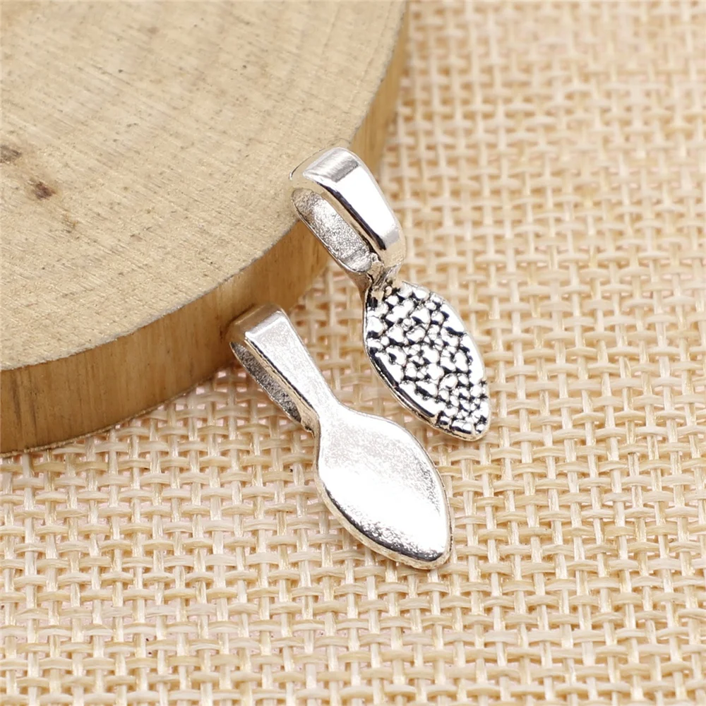 

free shipping 59pcs 7x21mm antique silver Hang head charms diy retro jewelry fit Earring keychain hair card pendant accessories