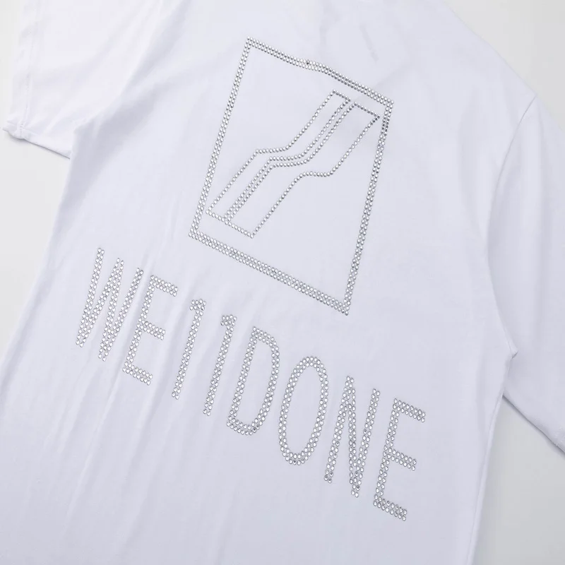 We11done 1:1 Best Quality Hot Fix Letter Logo Print T-Shirts We11done Women Men Casual Cotton Oversized Heavy Fabric Tee 
We11done 1:1 Best Quality Hot Fix Letter Logo Print T-Shirts We11done Women Men Casual Cotton Oversized Heavy Fabric Tee