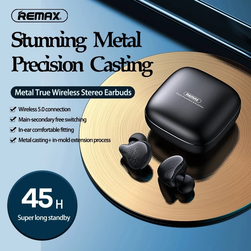 Bluetooth Headphone 5.0 Wireless Earphone Noise Canceling Headset Metal Texture Automatic Pairing For iPhone Redmi Airdots
Bluetooth Headphone 5.0 Wireless Earphone Noise Canceling Headset Metal Texture Automatic Pairing For iPhone Redmi Airdots