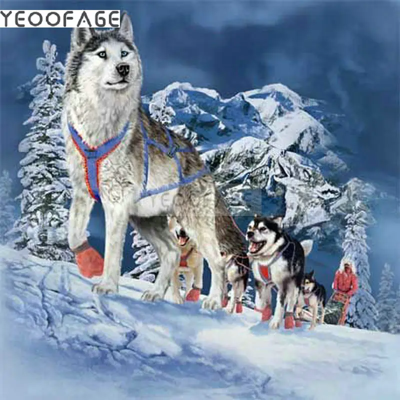 Вышитый стразами зимний волк квадратный 5D DIY Алмазная картина набор вышивки крестом изображение горного хрусталя мозаика наклейки домашни...
Вышитый стразами зимний волк квадратный 5D DIY Алмазная картина набор вышивки крестом изображение горного хрусталя мозаика наклейки домашни...