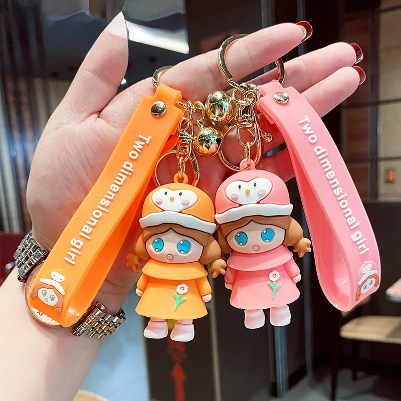 Fashion Girl Keychain Pendant Cartoon Plastic Personalized Luxury Mobile Phone Leather Bag Key Ring Chain Holder Christmas Gift
Fashion Girl Keychain Pendant Cartoon Plastic Personalized Luxury Mobile Phone Leather Bag Key Ring Chain Holder Christmas Gift