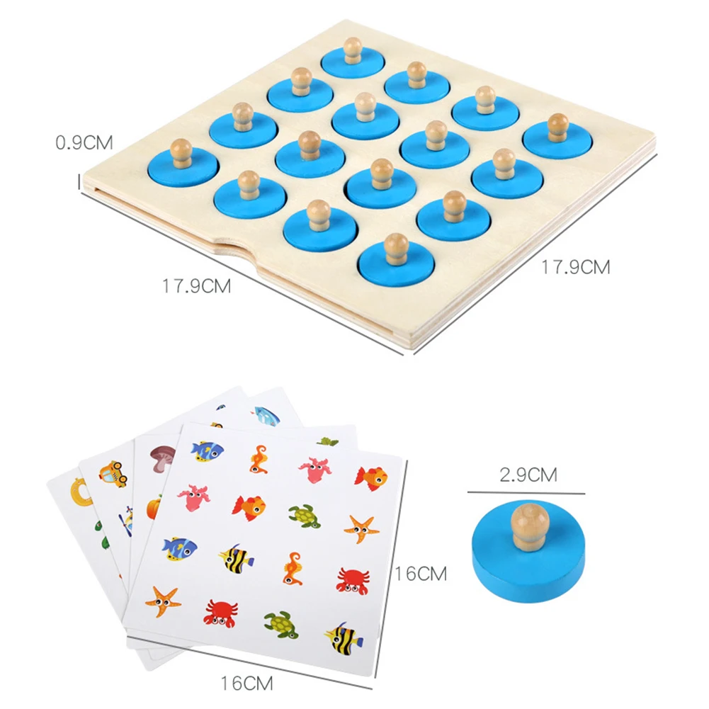 Kids Wooden Puzzle Toy Memory Match Chess Game Children Practical Multi-functional Durable Early Educational Toys
Kids Wooden Puzzle Toy Memory Match Chess Game Children Practical Multi-functional Durable Early Educational Toys