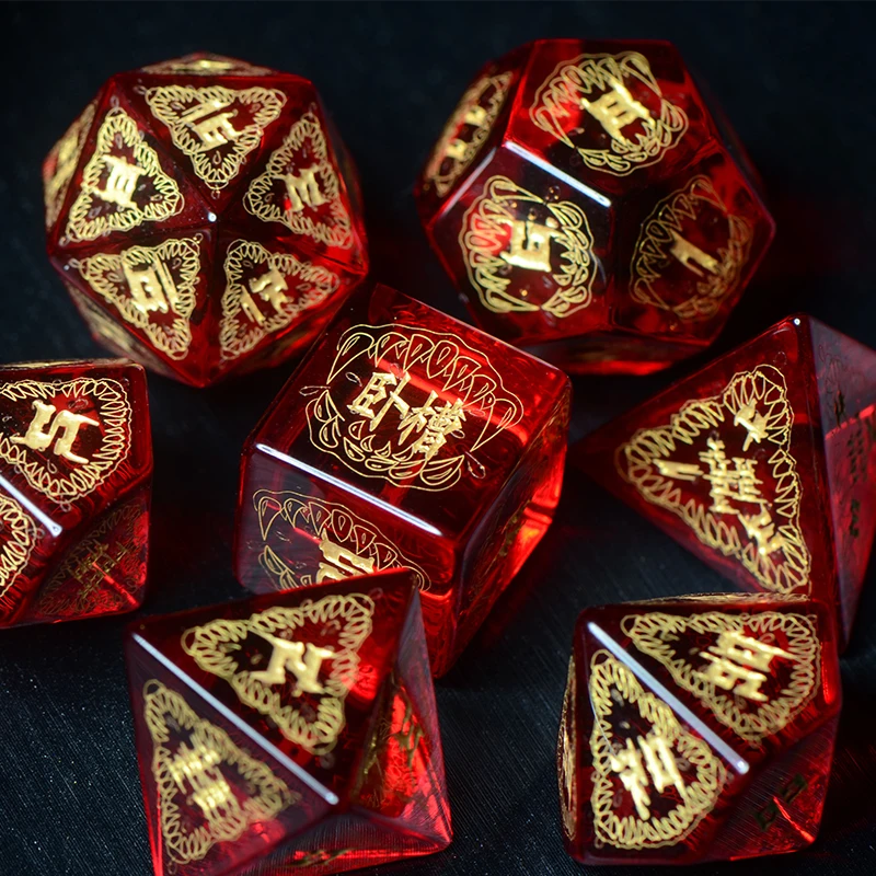 Garnet DND Running Team Multi-faced Dice TRPG Magic Die COC Gem Personalized Customization
Garnet DND Running Team Multi-faced Dice TRPG Magic Die COC Gem Personalized Customization