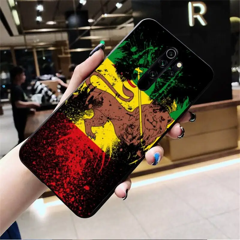 Мягкий резиновый чехол для телефона в стиле ретро с флагом Эфиопии Redmi Note 9 8 8T 8A 7 6