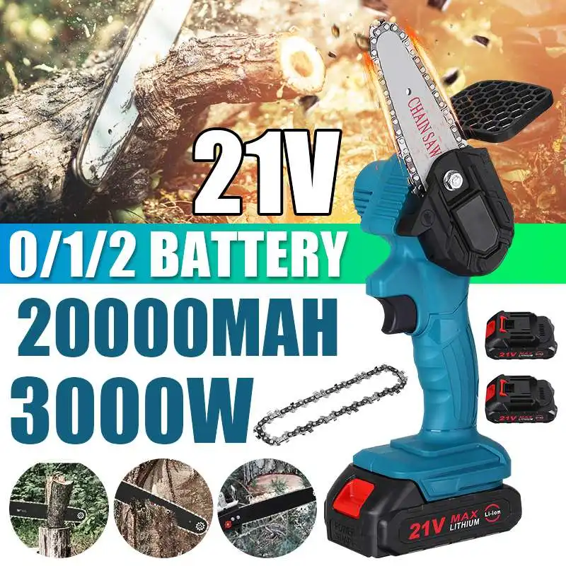 1280W Portable Electric Pruning Saw 2Pcs Lithium Battery Rechargeable Mini Electric Saws Woodworking One-handed Electric Saw
1280W Portable Electric Pruning Saw 2Pcs Lithium Battery Rechargeable Mini Electric Saws Woodworking One-handed Electric Saw