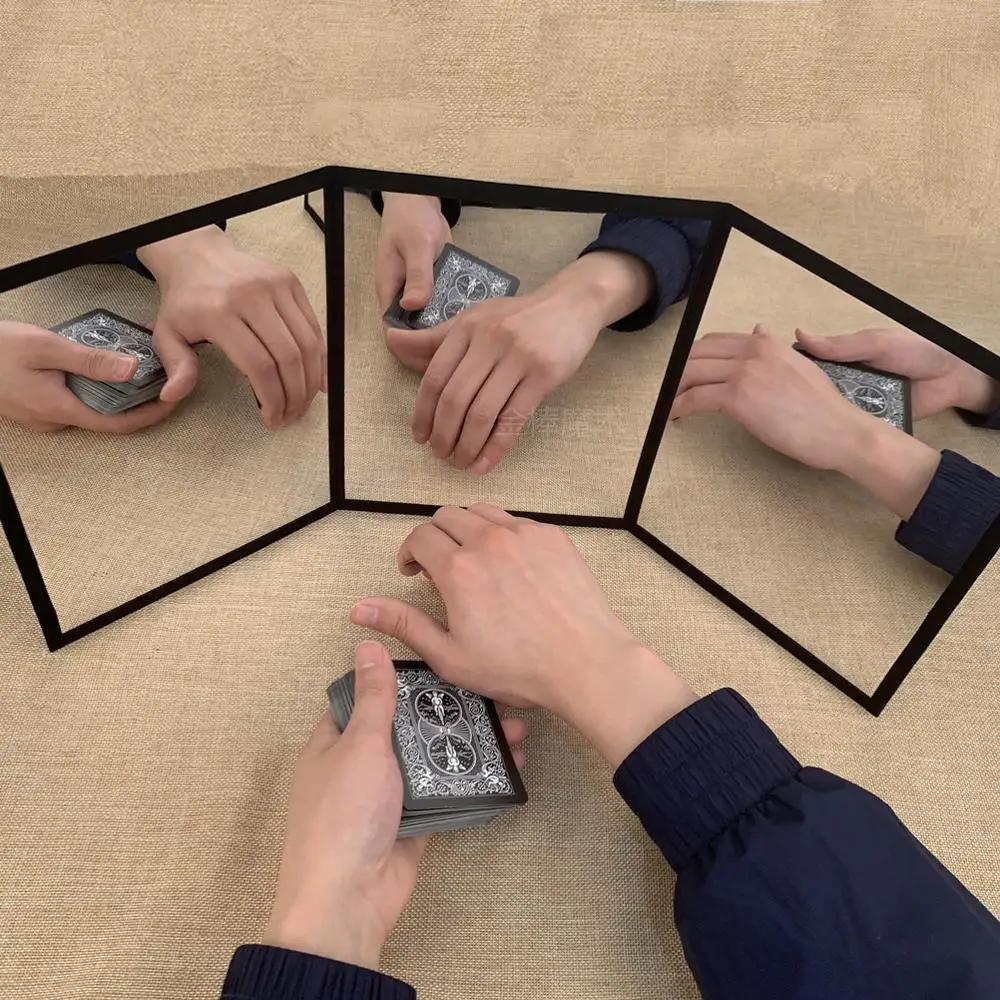 Magic Baby Toys 3-Way Mirror Practicing Mirror For Card Magic Gimmick Illusions Magic Tricks Accessories Stage Professional
Magic Baby Toys 3-Way Mirror Practicing Mirror For Card Magic Gimmick Illusions Magic Tricks Accessories Stage Professional