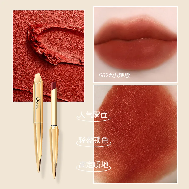 2021 New Gold Cigarette Tube Velvet Lipstick Lipstick Lasting Three-dimensional Matte 5 Color Lip Moisturizing Lipstick
2021 New Gold Cigarette Tube Velvet Lipstick Lipstick Lasting Three-dimensional Matte 5 Color Lip Moisturizing Lipstick