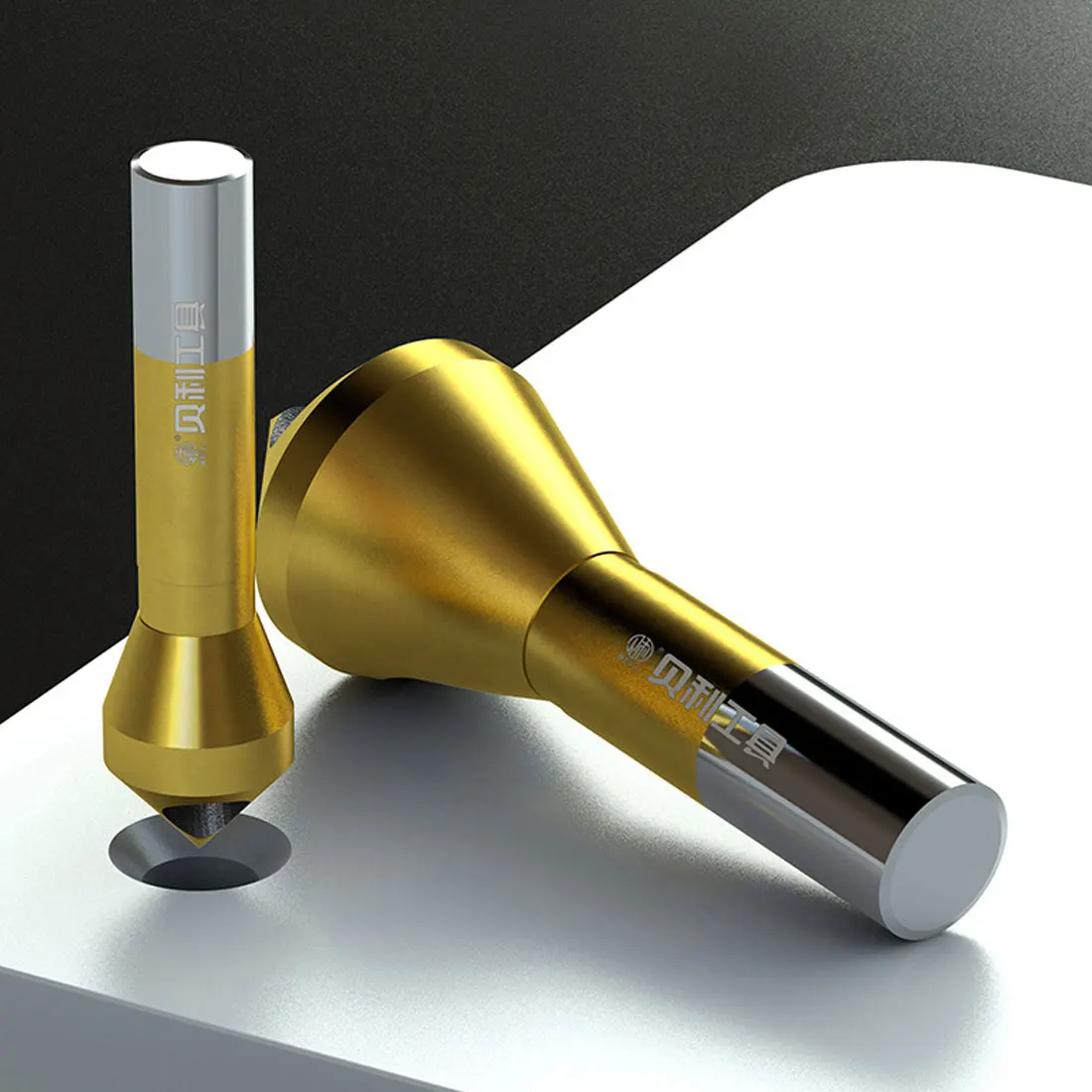 HSS Drilling Titanium Countersunk Tool Steel / Aluminum Countersunk Chamfering Tool Hole Deburring Metal Cone Bit
HSS Drilling Titanium Countersunk Tool Steel / Aluminum Countersunk Chamfering Tool Hole Deburring Metal Cone Bit