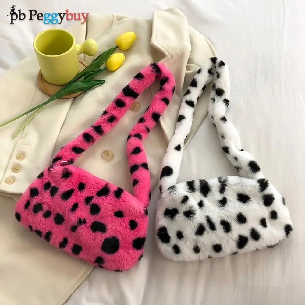 Fashion Women Autumn Winter Polka Dot Print Plush Small Purse Casual Ladies Autumn Winter Fashion Underarm Bags For Women
Fashion Women Autumn Winter Polka Dot Print Plush Small Purse Casual Ladies Autumn Winter Fashion Underarm Bags For Women