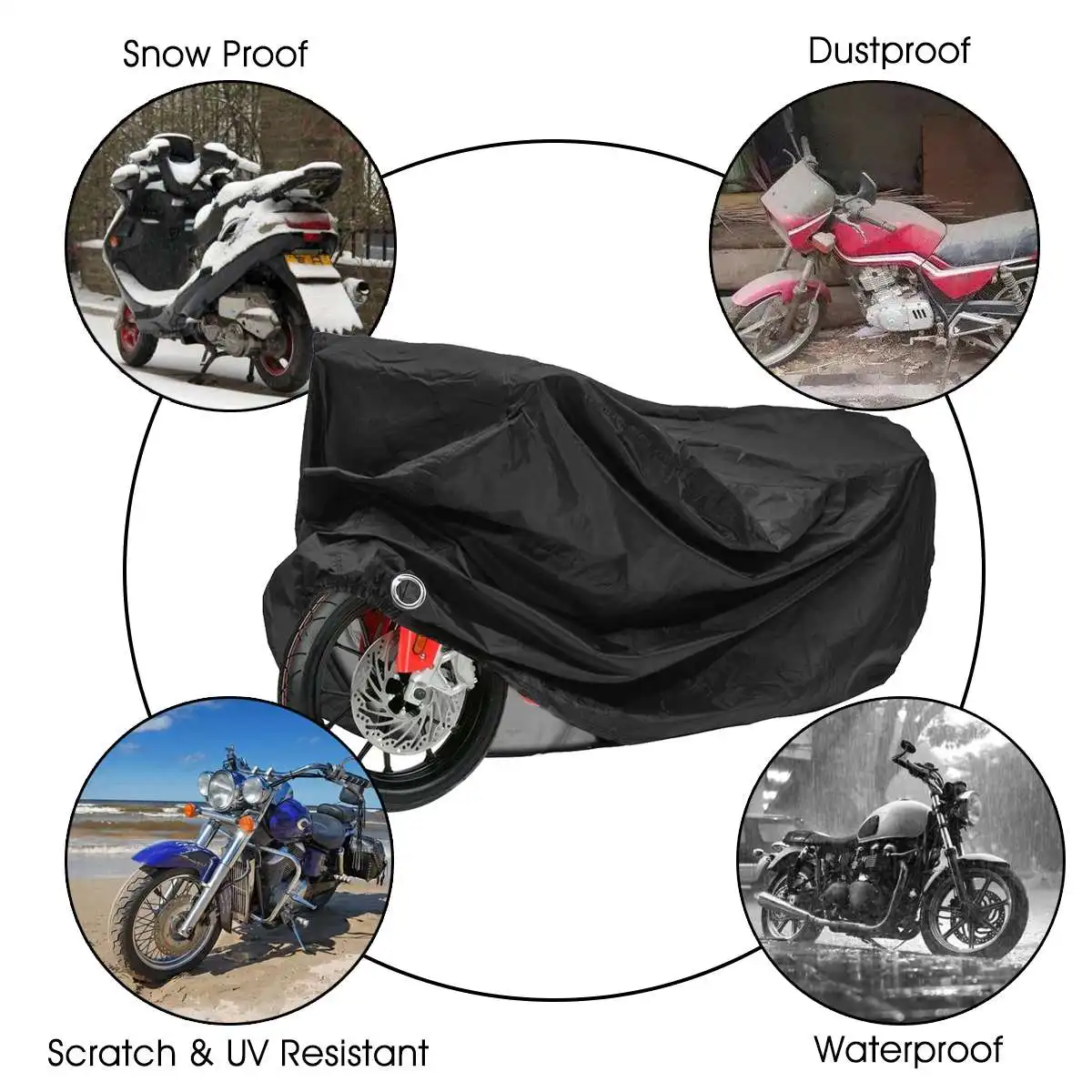 New Universal Size M L XL 2XL 3XL 4XL Motorcycle Motorbike Cover Elastic Cycling Protector Outdoor Anti-Rain Snow Dust
New Universal Size M L XL 2XL 3XL 4XL Motorcycle Motorbike Cover Elastic Cycling Protector Outdoor Anti-Rain Snow Dust