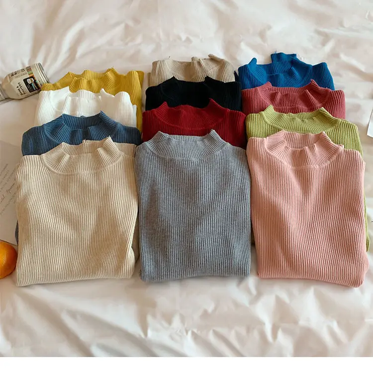 Autumn 2021 women's clothing Women Turtleneck y2k Sweaters Autumn Winter Korean Slim Pullover Women Basic Tops Casual Soft Knit
Autumn 2021 women's clothing Women Turtleneck y2k Sweaters Autumn Winter Korean Slim Pullover Women Basic Tops Casual Soft Knit