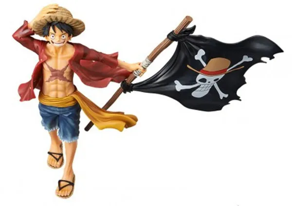22cm One piece Monkey D Luffy flag figure PVC Doll anime toys collection Cartoon for friend gift
22cm One piece Monkey D Luffy flag figure PVC Doll anime toys collection Cartoon for friend gift