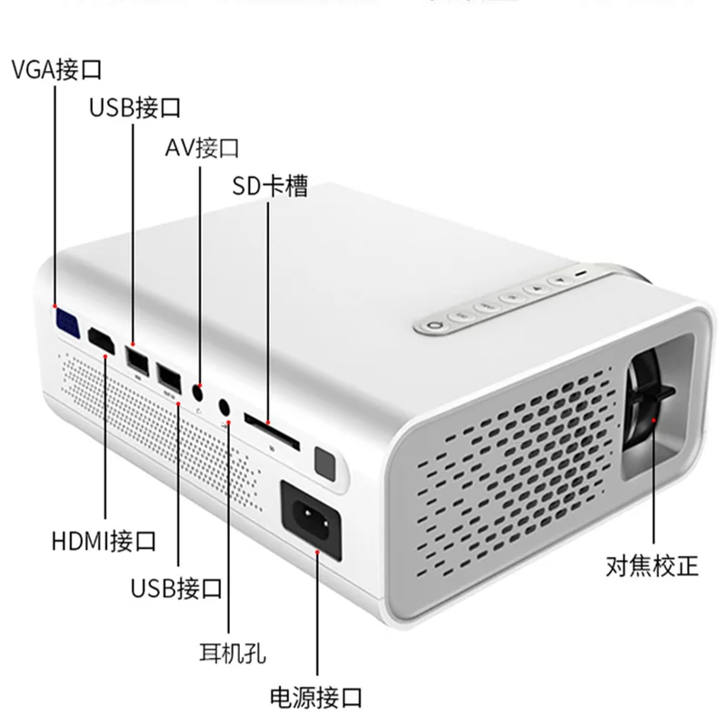 Домашний проектор YG530, мобильный телефон, беспроводной, с одинаковым экраном, светодиодный, HD 1080P, демонстрационный микро-проектор
Домашний проектор YG530, мобильный телефон, беспроводной, с одинаковым экраном, светодиодный, HD 1080P, демонстрационный микро-проектор