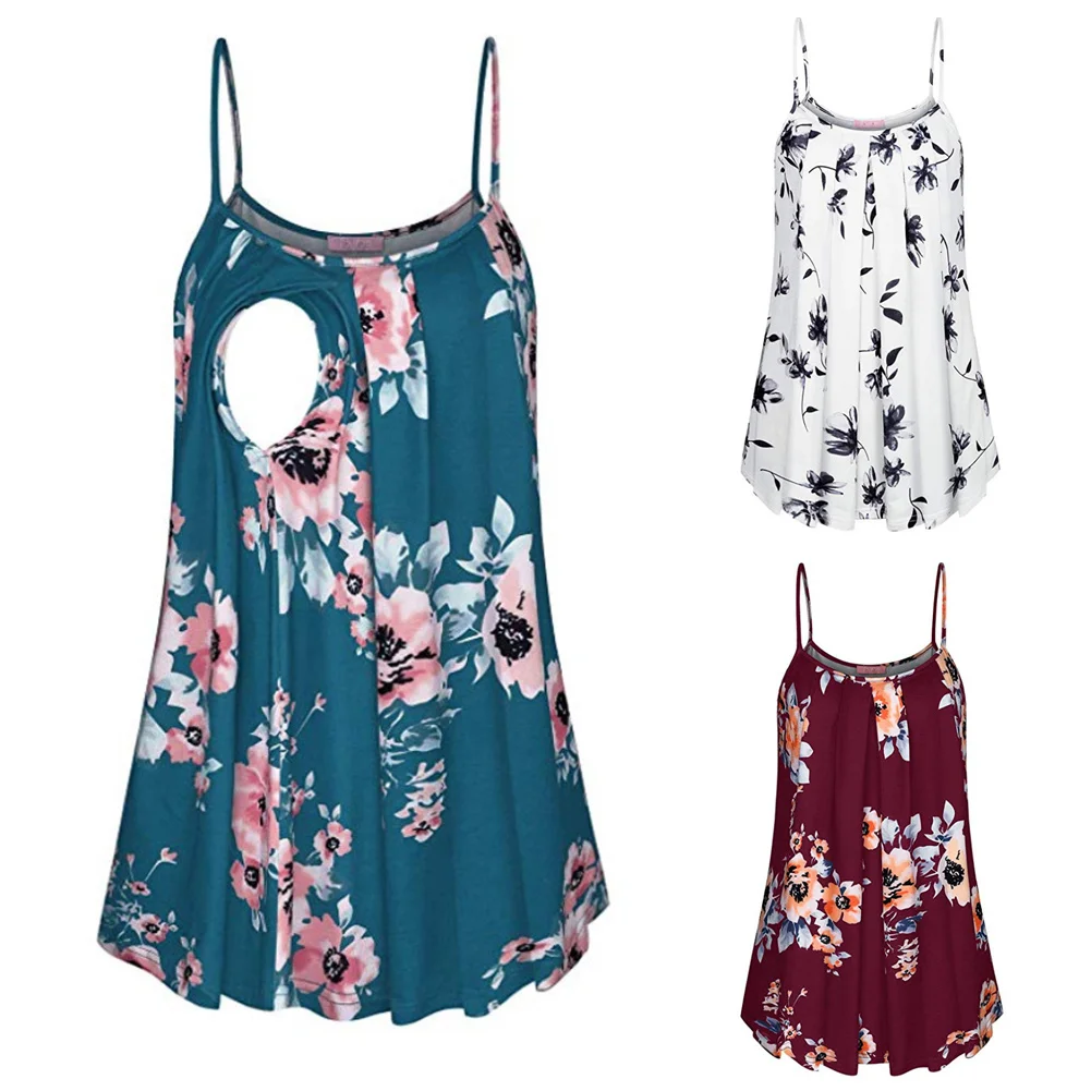 Pregnant Women'S Nursing Vest High Elastic Maternity Dress Printed Camisole Home Pajamas Nursing Jacket Pregnant Women'S Skirt 
Pregnant Women'S Nursing Vest High Elastic Maternity Dress Printed Camisole Home Pajamas Nursing Jacket Pregnant Women'S Skirt