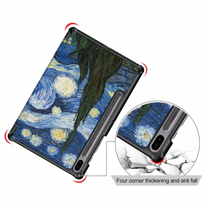 For Samsung Galaxy Tab S6 10.5 2019 PU Leather for Samsung Tab S6 SM-T860 SM-T865 Slim Magnetic flip 3 Folding tablet Case Cover
For Samsung Galaxy Tab S6 10.5 2019 PU Leather for Samsung Tab S6 SM-T860 SM-T865 Slim Magnetic flip 3 Folding tablet Case Cover