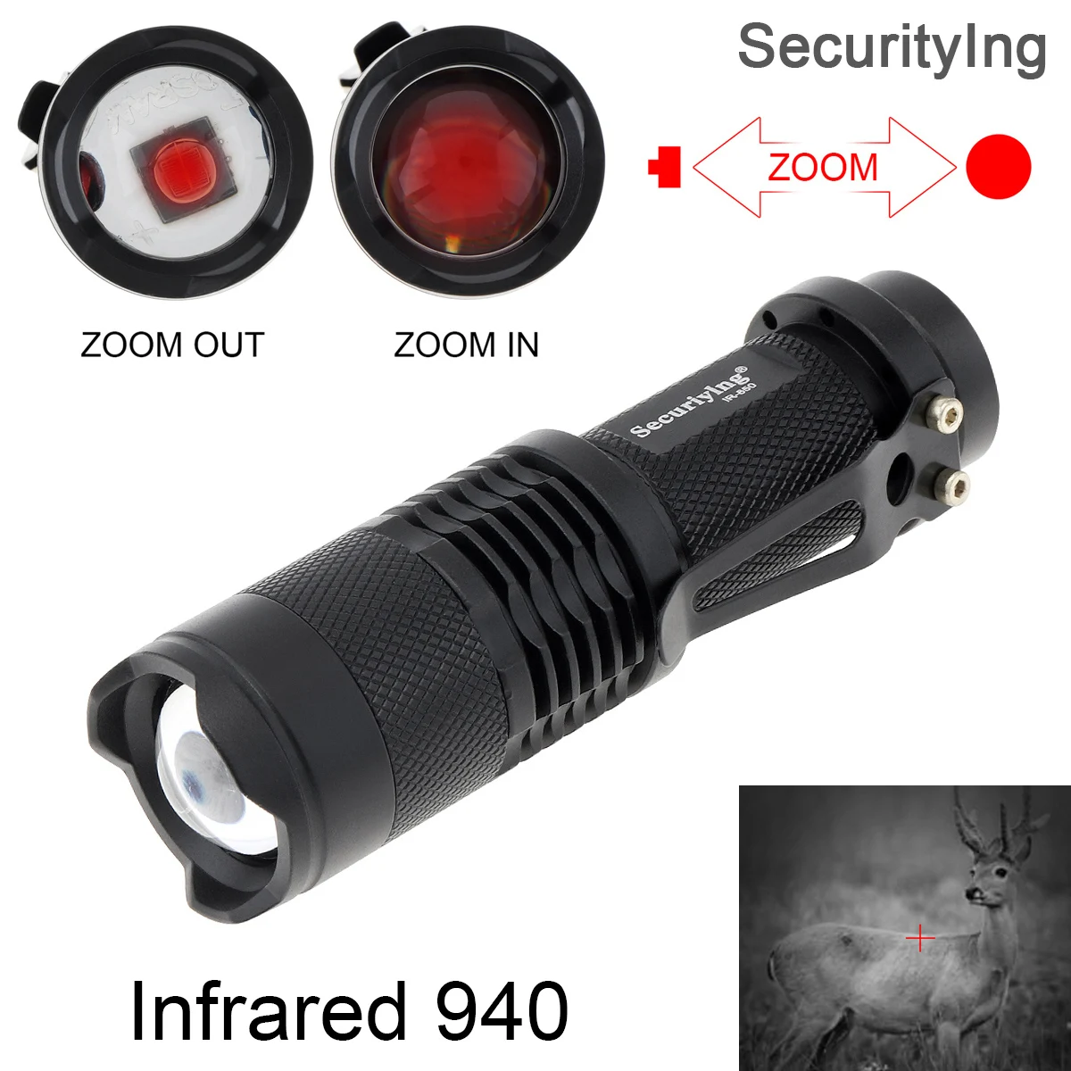 Тактический фонарь SecurityIng 502F черный
Тактический фонарь SecurityIng 502F черный