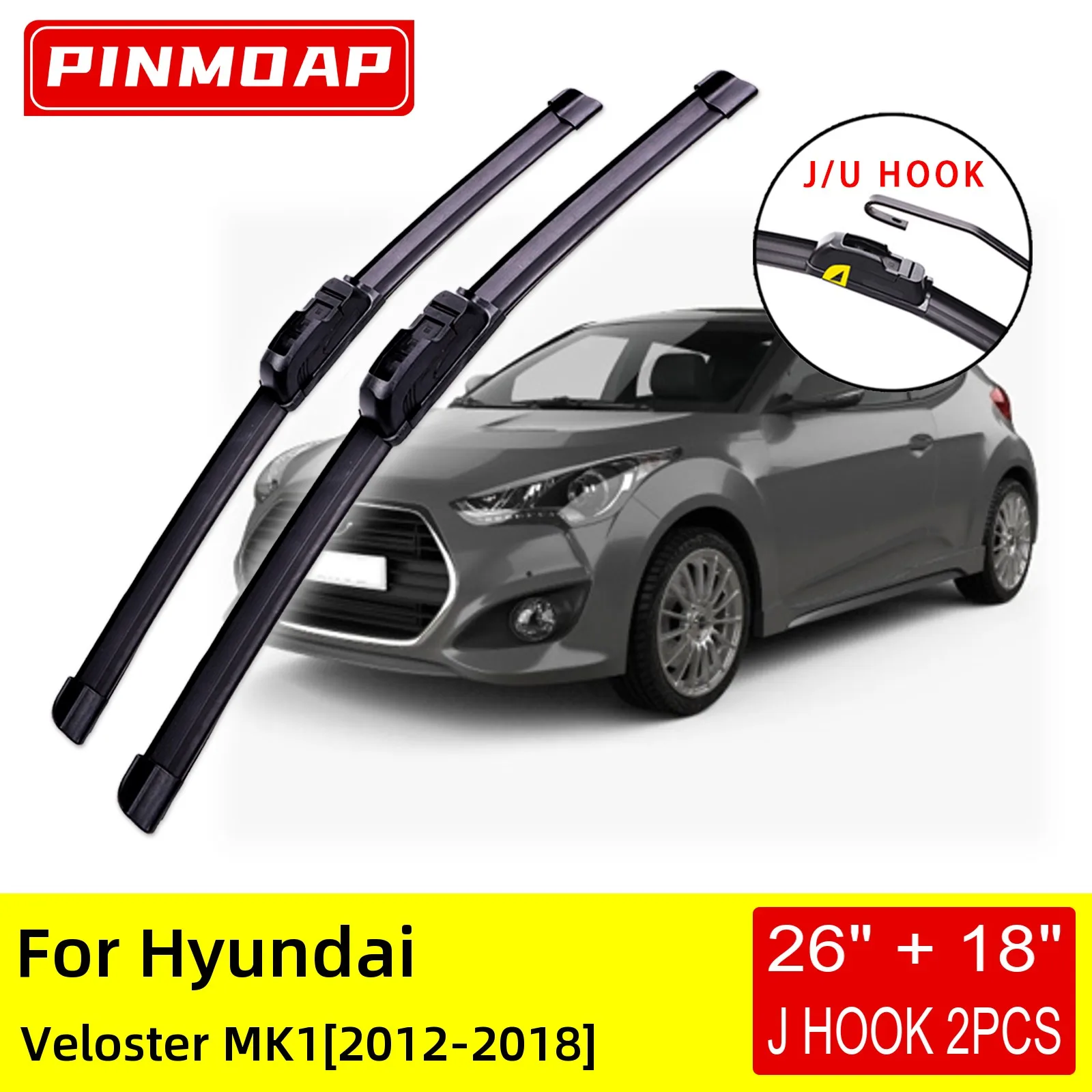 Щетки стеклоочистителя передние для Hyundai Veloster MK1, 2012, 2013, 2014, 2015, 2016, 2017, 2018
Щетки стеклоочистителя передние для Hyundai Veloster MK1, 2012, 2013, 2014, 2015, 2016, 2017, 2018