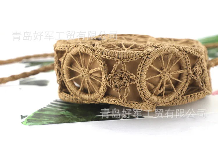 Summer Circle Hollow Paper Rope Hand-woven Bag Women Shoulder bags Crossbody Messenger Straw Woven Bag Beach Leisure Female Bag
Summer Circle Hollow Paper Rope Hand-woven Bag Women Shoulder bags Crossbody Messenger Straw Woven Bag Beach Leisure Female Bag