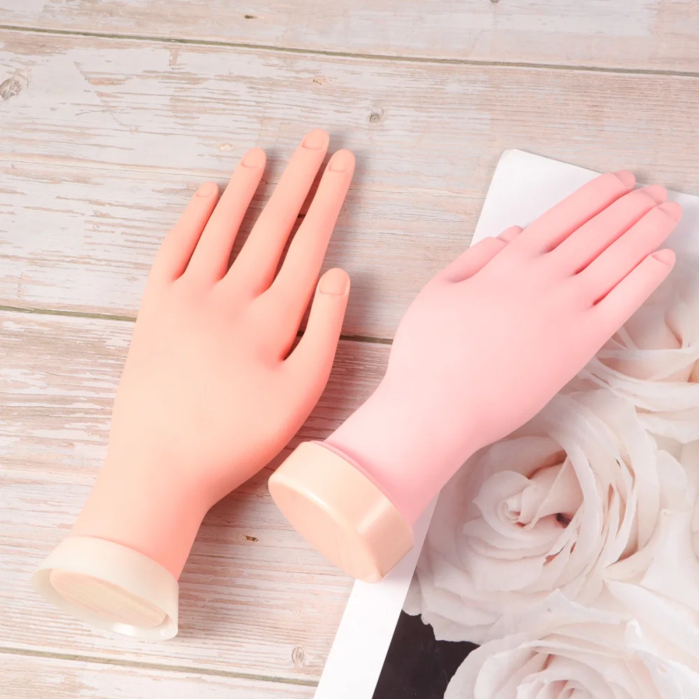 2pcs Manicures Practice Hand Model Nail Art Practice Fake Hand Simulated Training Hand Model Pluggable Nail Plate Display Hand 
2pcs Manicures Practice Hand Model Nail Art Practice Fake Hand Simulated Training Hand Model Pluggable Nail Plate Display Hand