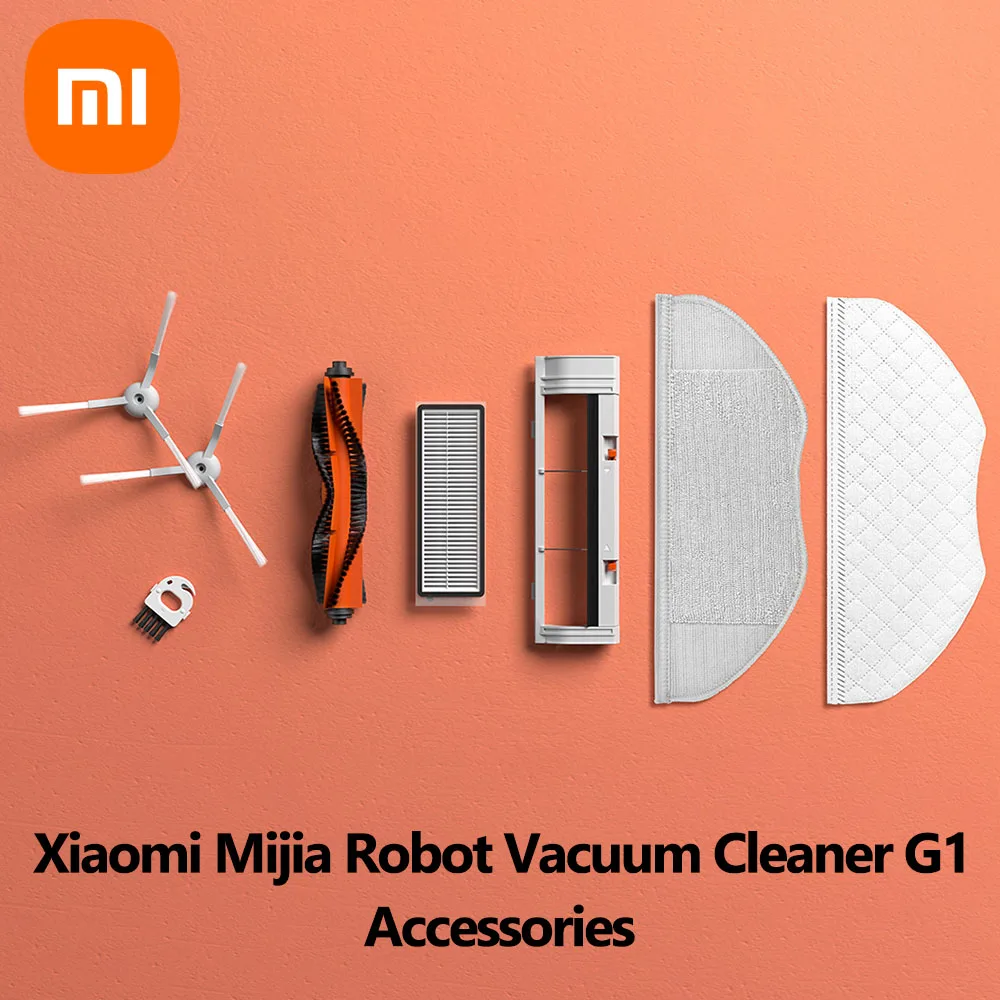 Original Xiaomi Mijia Robot Vacuum Cleaner G1 Main Brush Side Brush Mop Main Brush Cover Spare Parts Robot Cleaner Accessories
Original Xiaomi Mijia Robot Vacuum Cleaner G1 Main Brush Side Brush Mop Main Brush Cover Spare Parts Robot Cleaner Accessories