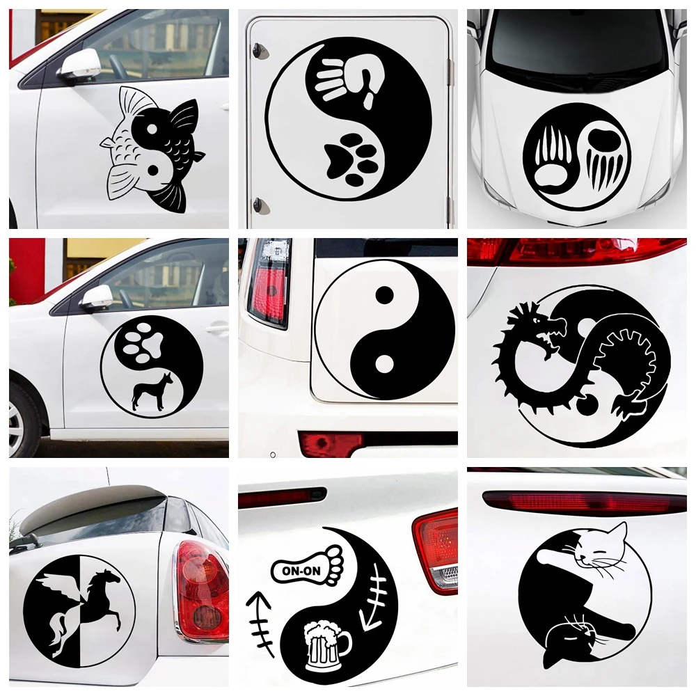 С героями мультфильмов, с изображением символа «Инь и Ян» Животные наклейки СССР забавные окна виниловые наклейки для автомобиля для уклад... 
С героями мультфильмов, с изображением символа «Инь и Ян» Животные наклейки СССР забавные окна виниловые наклейки для автомобиля для уклад...