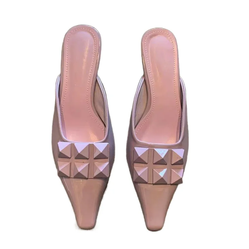 2021 Women Slippers Thin Low Heels Elegant Slip On Mules Slippers Shoes For Woman Pointed Toe Heel Slides Female Casual Shoes
2021 Women Slippers Thin Low Heels Elegant Slip On Mules Slippers Shoes For Woman Pointed Toe Heel Slides Female Casual Shoes