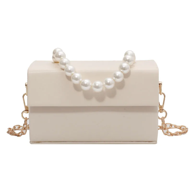Pearl Beaded Chain Crossbody Shoulder Bags for Women 2021 Summer Luxury Brand Designer Handbags Quality Pu Leather Female Bag
Pearl Beaded Chain Crossbody Shoulder Bags for Women 2021 Summer Luxury Brand Designer Handbags Quality Pu Leather Female Bag