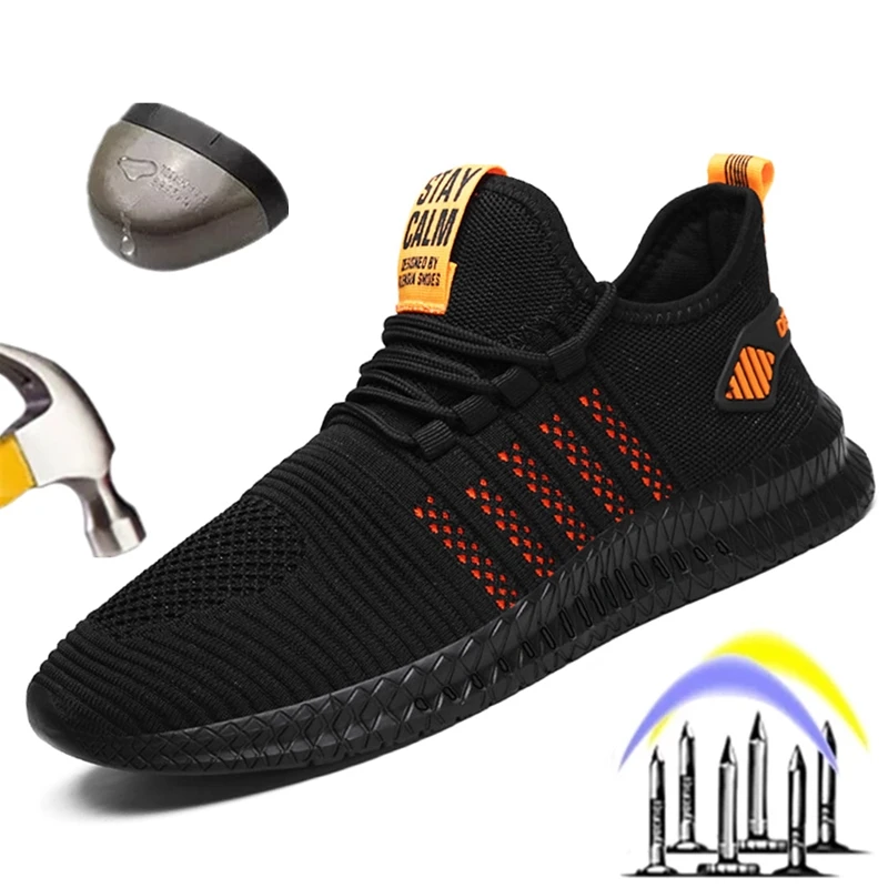Work Shoes Men Safety Shoes Summer Breathable Men Work Boots Protective Shoes Sneakers Anti-Puncture Male Steel Toe Cap Footwear
Work Shoes Men Safety Shoes Summer Breathable Men Work Boots Protective Shoes Sneakers Anti-Puncture Male Steel Toe Cap Footwear
