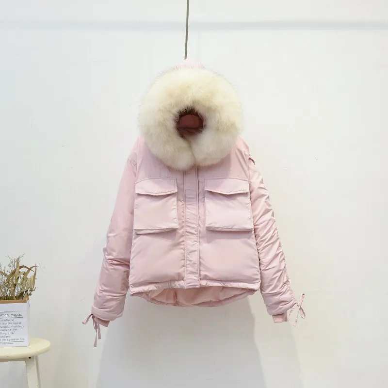 2019 New Style Winter Dongguk Korean-style down Jacket Women's Short Padded Large Fur Collar
2019 New Style Winter Dongguk Korean-style down Jacket Women's Short Padded Large Fur Collar