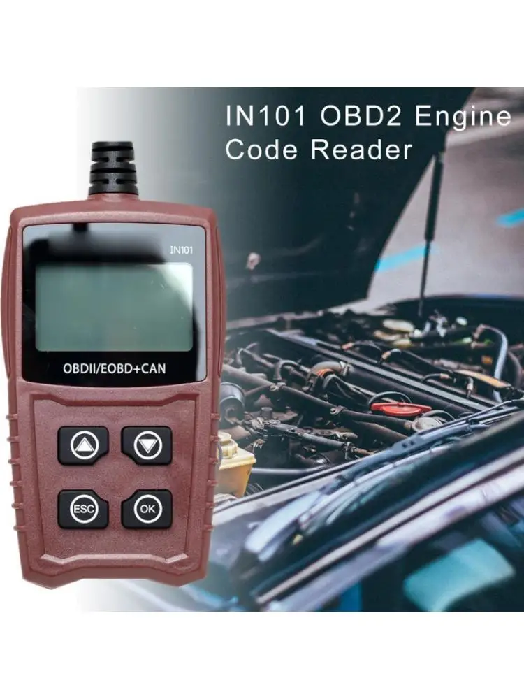 IN101 Engine Error Code Reader Car Diagnostic Tool Car Scanner OBD2 Multilingual Scanner Battery Tester
IN101 Engine Error Code Reader Car Diagnostic Tool Car Scanner OBD2 Multilingual Scanner Battery Tester
