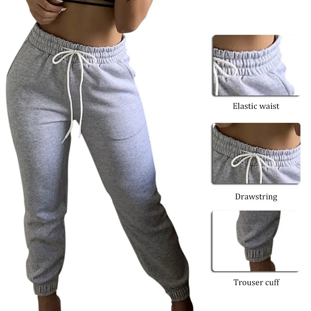 New Women Casual Sexy High Waist Hip-hop Pants Drawstring Elastic Sweatpants Jeggings Women's Ladies Jogger Long Pants Trousers
New Women Casual Sexy High Waist Hip-hop Pants Drawstring Elastic Sweatpants Jeggings Women's Ladies Jogger Long Pants Trousers