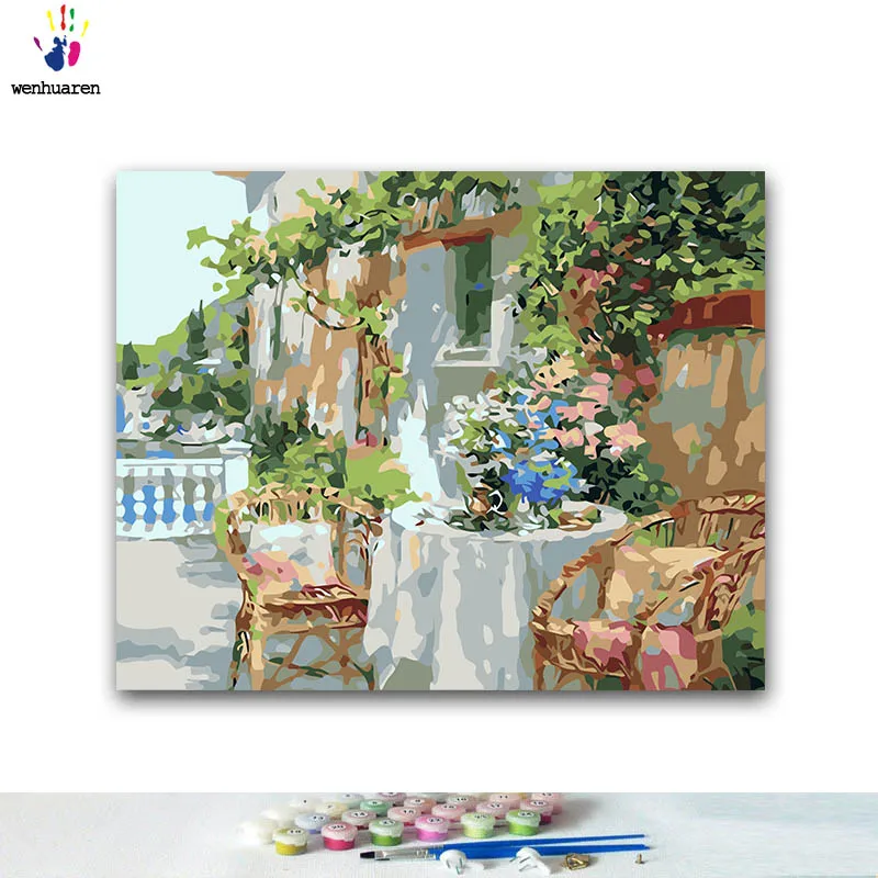 DIY Coloring paint by numbers Town scenery paintings by numbers with kits 40x50 framed
DIY Coloring paint by numbers Town scenery paintings by numbers with kits 40x50 framed