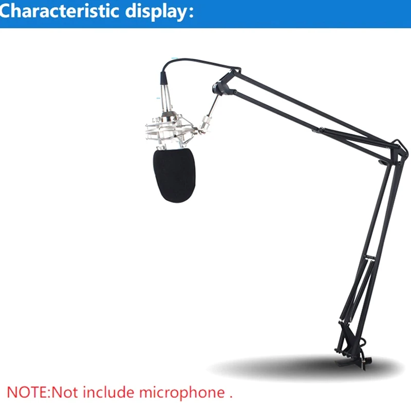 Alctron MA601 Heavy Studio Recording Microphone Holder Suspension Boom Scissor Arm Stand
Alctron MA601 Heavy Studio Recording Microphone Holder Suspension Boom Scissor Arm Stand