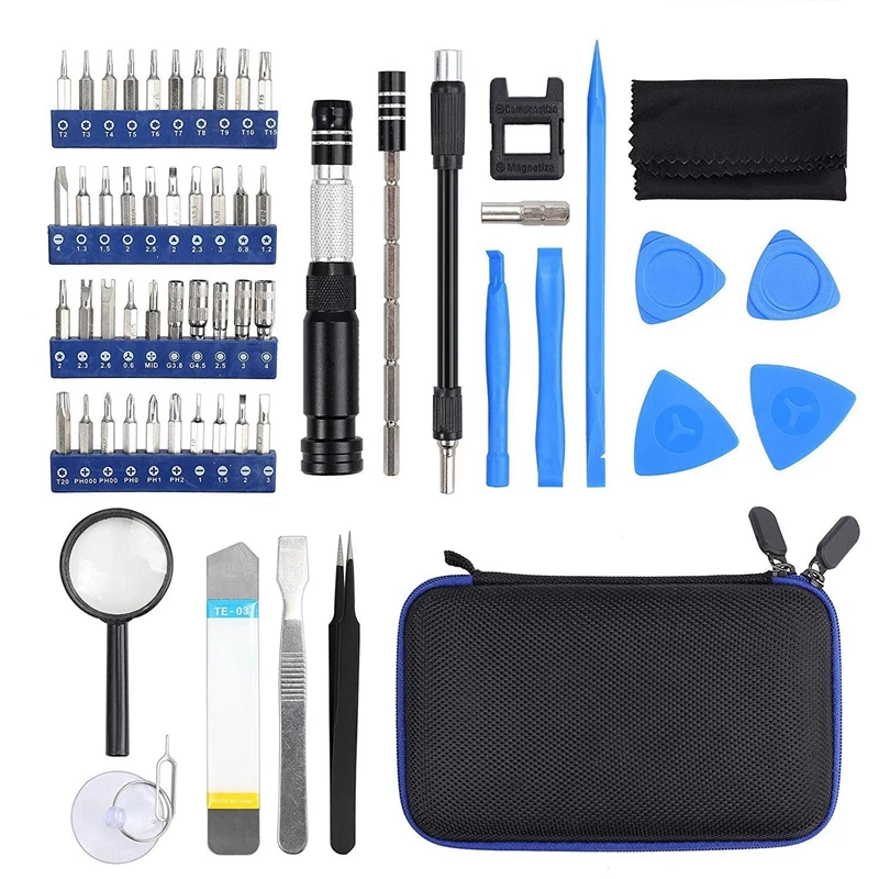 Screwdriver Set 58 in 1 Precision Screwdriver Set Magnetic Repair Tool Kit Screwdriver Kit for IPhone Pad PC Laptops PS4 Compute
Screwdriver Set 58 in 1 Precision Screwdriver Set Magnetic Repair Tool Kit Screwdriver Kit for IPhone Pad PC Laptops PS4 Compute