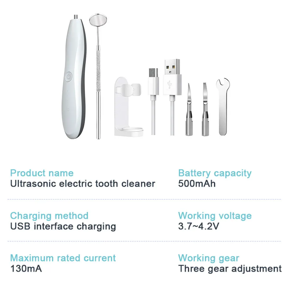 Household Dental Calculus Remover USB Electric Tartar Remover Tartar Whitening Tooth Stain Cleaner Tooth Calculus Remover
Household Dental Calculus Remover USB Electric Tartar Remover Tartar Whitening Tooth Stain Cleaner Tooth Calculus Remover