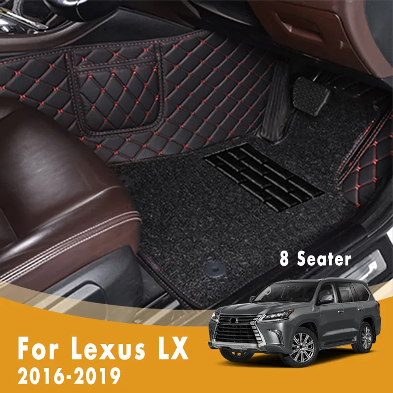 RHD роскошные ковры для Lexus LX 2019 2018 2017 2016 (8 мест) двойной Слои проволочная петля автомобильные коврики Авто ковры интерьер Запчасти
RHD роскошные ковры для Lexus LX 2019 2018 2017 2016 (8 мест) двойной Слои проволочная петля автомобильные коврики Авто ковры интерьер Запчасти