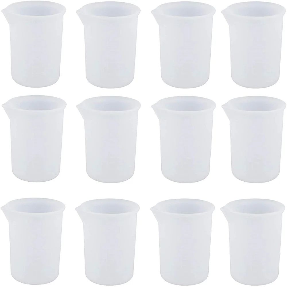 12Pcs/Set 100 ml Silicone Measuring Cups for Resin Tools for DIY Jewelry Making Resin Casting Molds and Pour Tool
12Pcs/Set 100 ml Silicone Measuring Cups for Resin Tools for DIY Jewelry Making Resin Casting Molds and Pour Tool